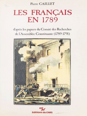 cover image of Les Français en 1789
